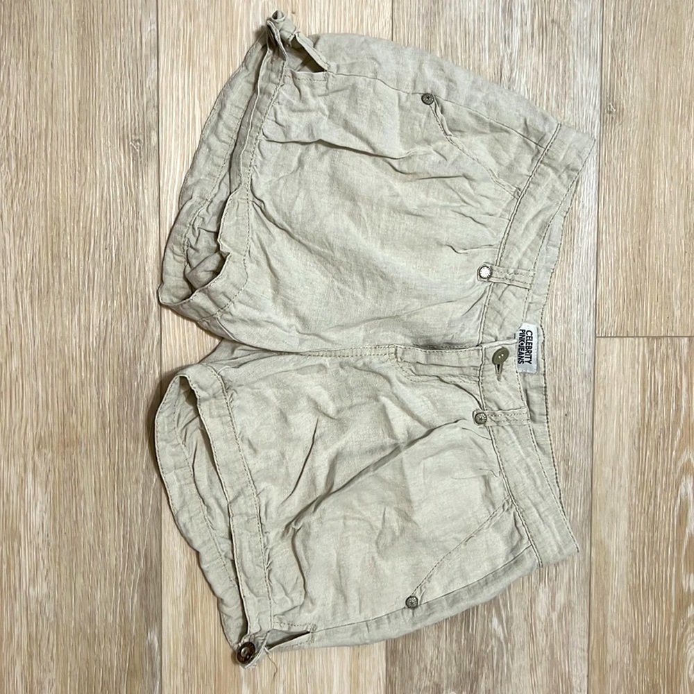 Tan safari shorts Size 4